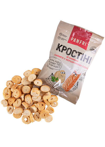 Брускеты «Кростини» со вкусом сёмги, 55 г