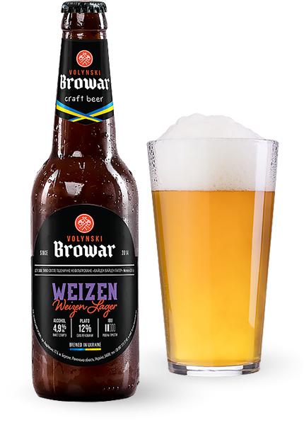 Пиво Volynski Browar «Weizen» 0.35л