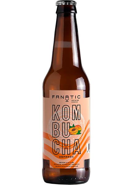 Напій безалкогольний Fanatic комбуча абрикос 0.33л