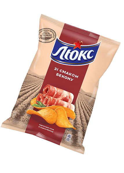Чипсы «Люкс» со вкусом бекона, 25г к пиву купить с доставкой в Киеве в ...