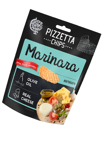 Снек хрусткий «Pizzetta Chips Марінара», 70г