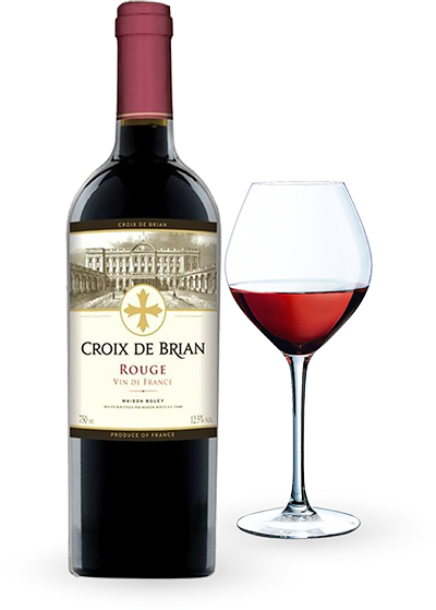 Вино Croix de Brian «Rouge» червоне сухе 12° купити в Hop Hey | Море Пива Вино Croix de Brian «Rouge» червоне сухе 12°