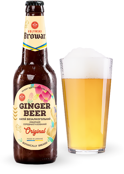 Пиво безалкогольне Volynski Browar Ginger Beer 0.35л купити в Hop Hey | Море Пива Пиво безалкогольне Volynski Browar Ginger Beer 0.35л