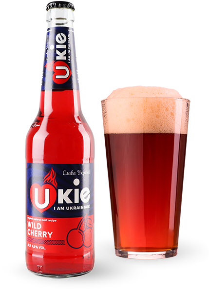 Пиво спеціальне «Ukie Wild Cherry», 0.45л купити в Hop Hey | Море Пива Пиво спеціальне «Ukie Wild Cherry», 0.45л