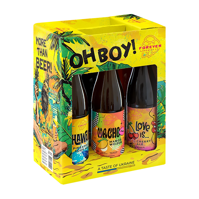 Набір пива Forever Oh boy! 0.5л x 6шт купити в Hop Hey | Море Пива Набір пива Forever Oh boy! 0.5л x 6шт