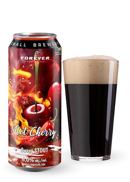 Пиво Forever Hot Cherry Sweet Stout 0.5л