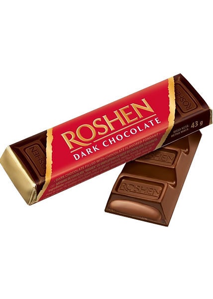 Батончик «Roshen» з помадно-шоколадною начинкою, 43г купити в Hop Hey | Море Пива Батончик «Roshen» з помадно-шоколадною начинкою, 43г