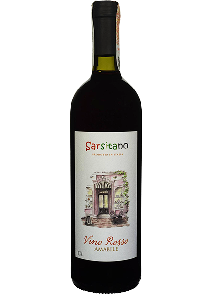 Вино Sarsitano Vino Rosso Amabile 0.75л