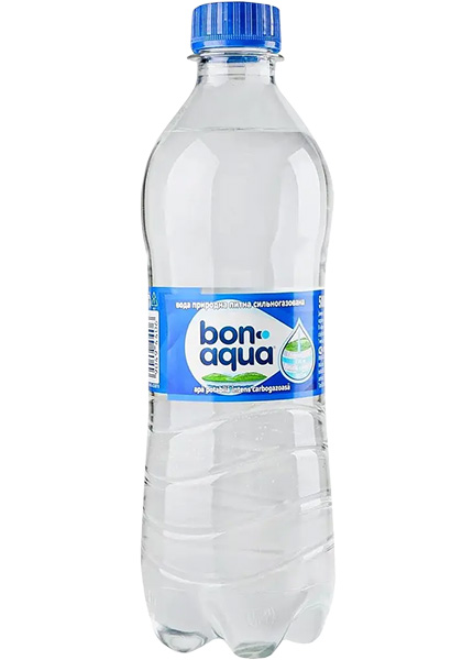 Вода питна «BonAqua» сильногазована 0.5л купити в Hop Hey | Море Пива Вода питна «BonAqua» сильногазована 0.5л