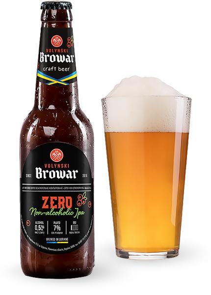 Пиво безалкогольное Volynski Browar ZERO 0.35л