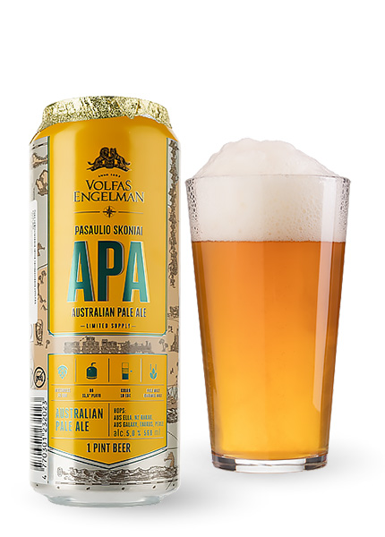 Пиво Volfas Engelman APA 0.568л купити в Hop Hey | Море Пива Пиво Volfas Engelman APA 0.568л
