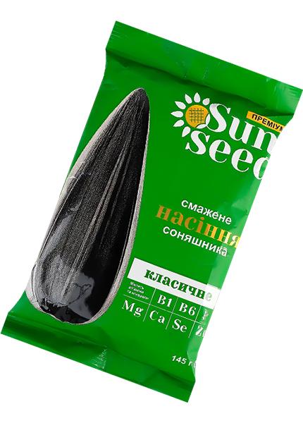 Семечки подсолнечника Sun Seed жареные классические, 145г