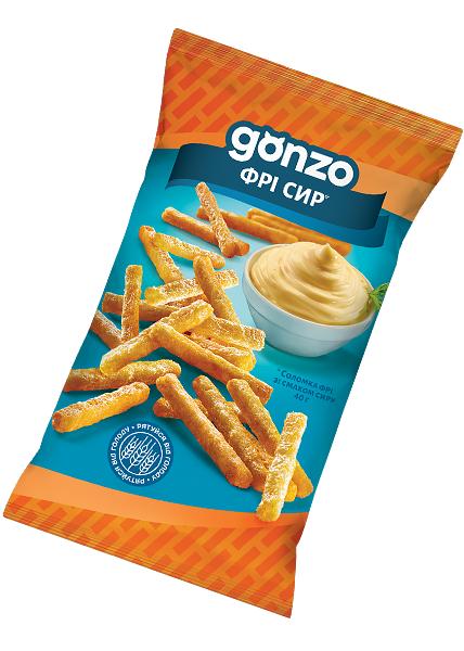 Соломка фрі «Gonzo» зі смаком сиру, 40г