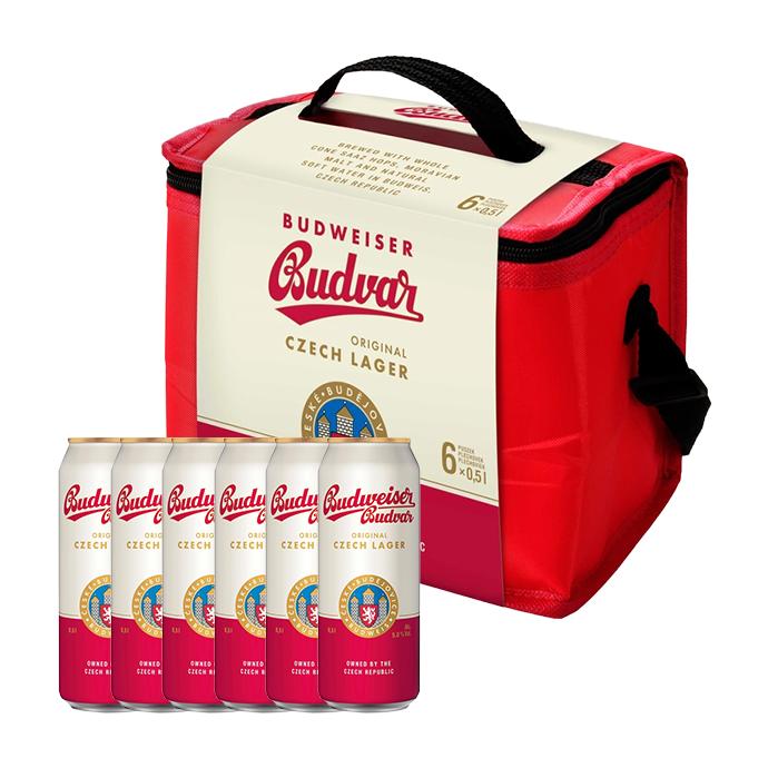Набор пива Budweiser Budvar Original 0.5л х 6шт + термосумка
