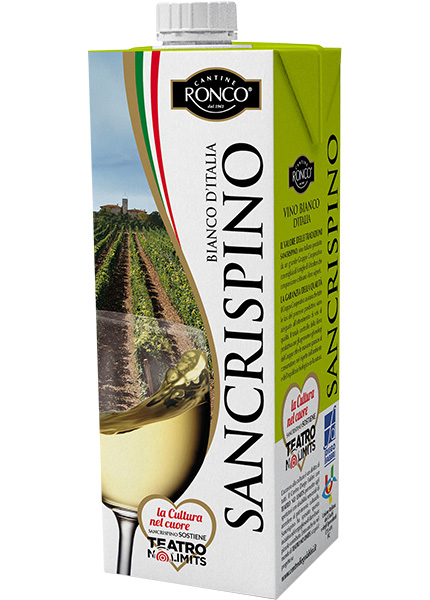 Вино Cantine Ronco Sancrispino Bianco d'Italia 1л
