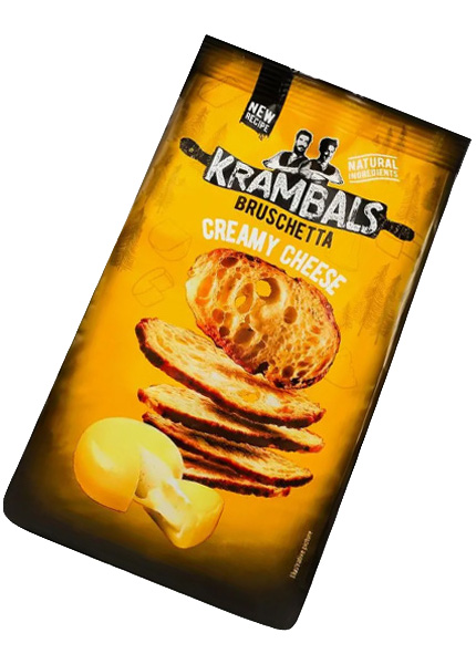 Брускеты Krambals Creamy Cheese, 70г