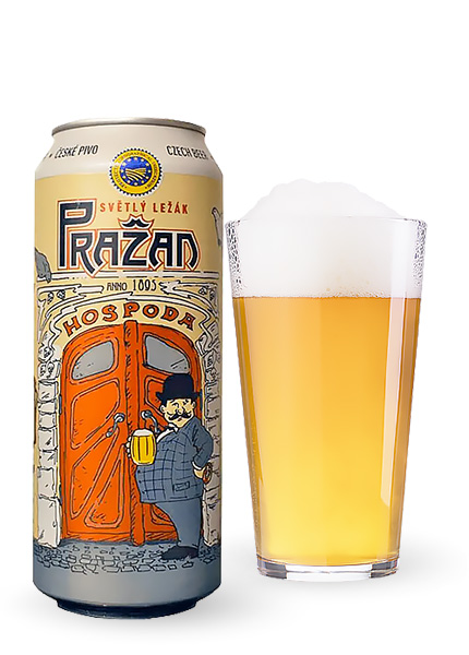 Пиво Prazan Svetly Lezak 0.5л