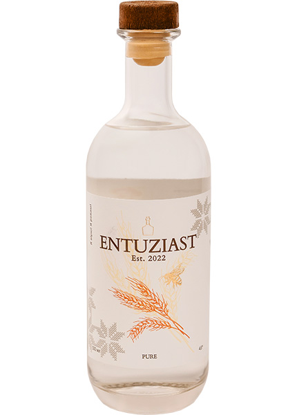 Напій спиртний Entuziast медовий дистилят Honey Spirit Pure 0.5л