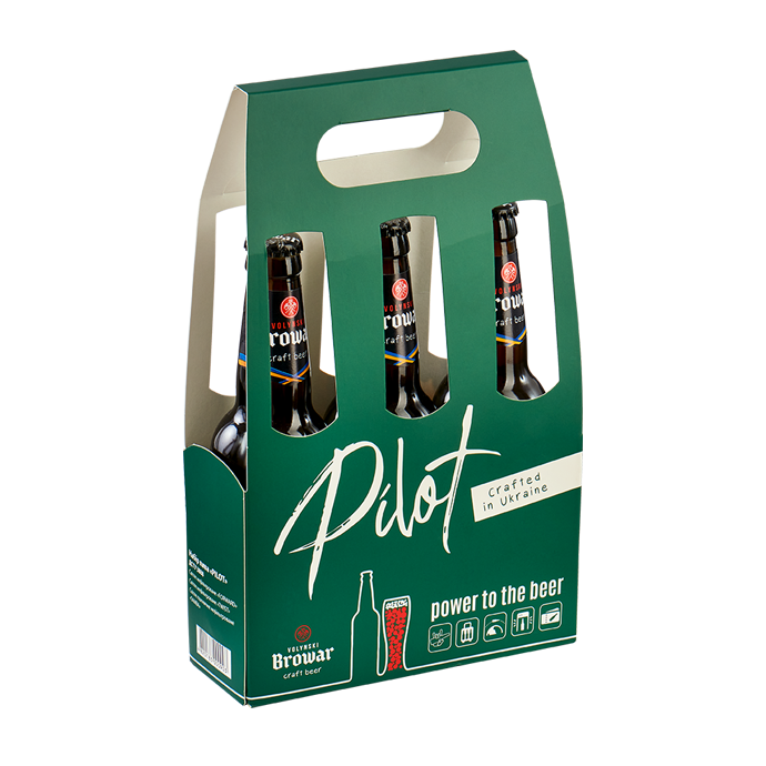 Набір пива Volynski Browar «Pilot» 0.35л х 3шт