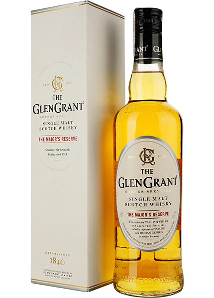 Віскі The Glen Grant Majors Reserve Single Malt 5 років 0.7л 40% в коробці купити в Hop Hey | Море Пива Віскі The Glen Grant Majors Reserve Single Malt 5 років 0.7л 40% в коробці