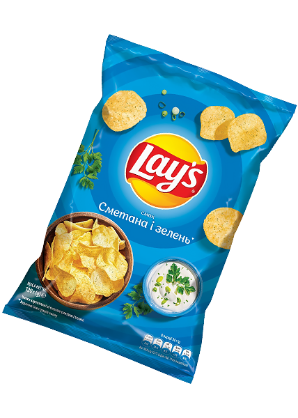 Чипсы «Lays» со вкусом сметаны с зеленью, 120г купить в Hop Hey | Море Пива Чипсы «Lays» со вкусом сметаны с зеленью, 120г