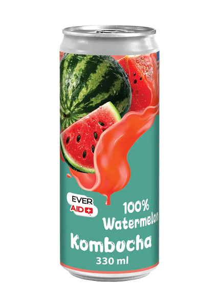 Напиток комбуча Ever Aid Watermelon 0.33л