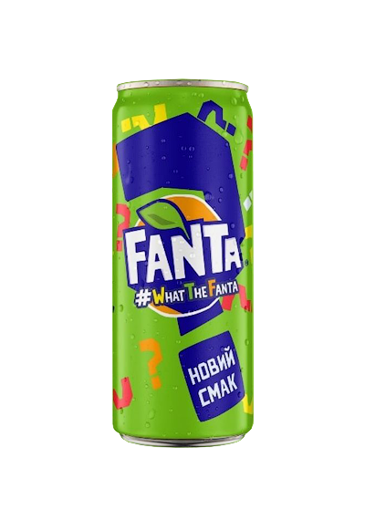 Напій «Fanta WTF» ківі полуниця 0.25л