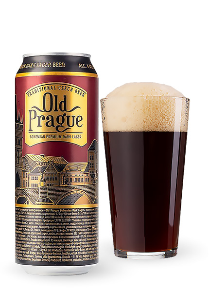 Пиво Old Prague Bohemian Dark Lager 0.5л купити в Hop Hey | Море Пива Пиво Old Prague Bohemian Dark Lager 0.5л