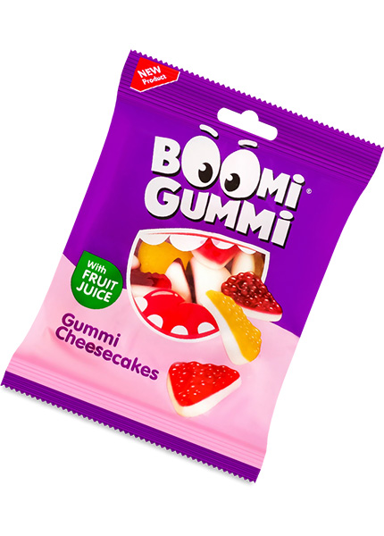 Цукерки желейні Boomi Gummi Cheesecake, 70г