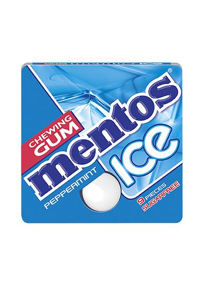 Жувальна гумка «Mentos Ice» зі смаком м’яти, 12.9 г