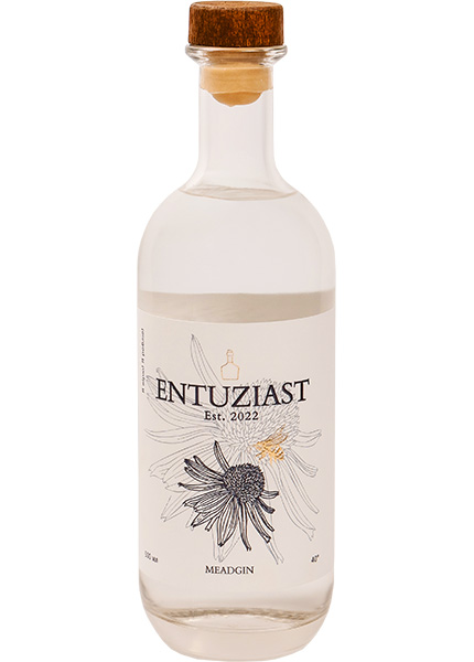 Напиток спиртной Entuziast медовый дистиллят meadGIN 0.5л