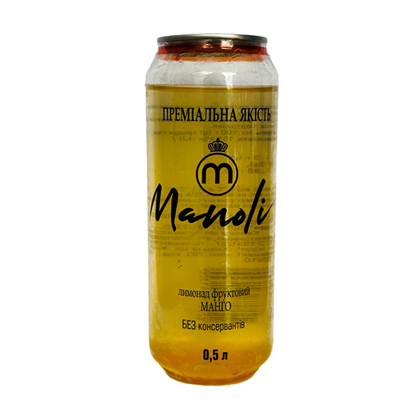 Лимонад фруктовый Manoli Манго 0.5л