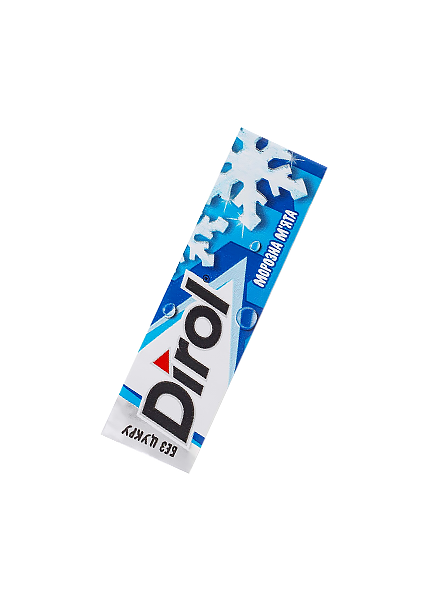 Жувальна гумка «Dirol» морозна м'ята, 14г купити в Море Пива Жувальна гумка «Dirol» морозна м'ята, 14г