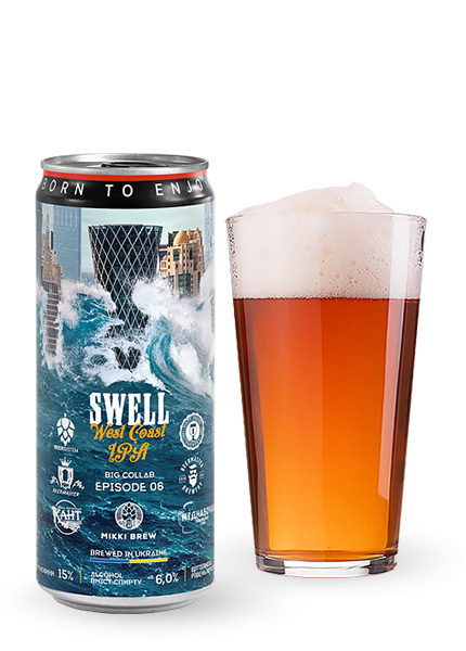 Пиво Mikki Brew Swell West Coast IPA 0.33л