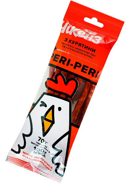 Кабаносы из мяса птицы «ЧікенZZZ» Peri-Peri, 70г купить в Hop Hey | Море Пива Кабаносы из мяса птицы «ЧікенZZZ» Peri-Peri, 70г