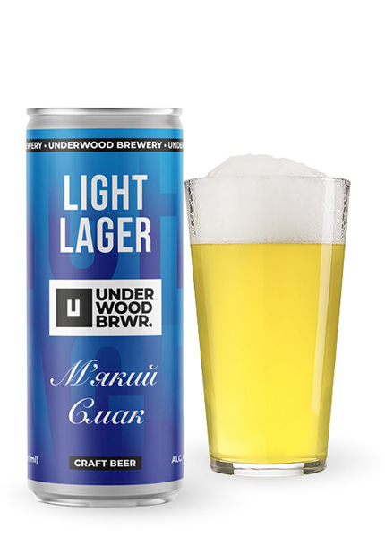 Пиво Underwood Light Lager 0.33л