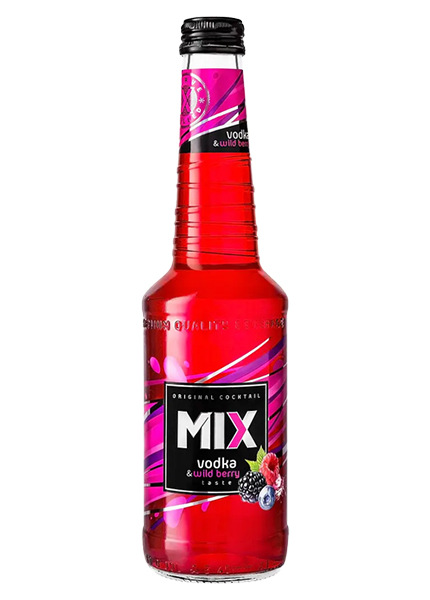 Коктейль слабоалкогольний газований Mix Vodka and Wild Berry 0.33л