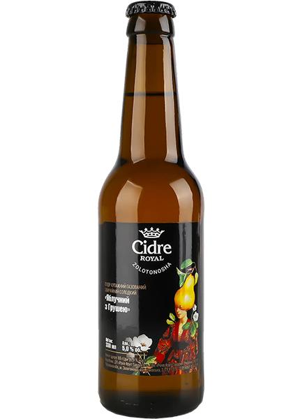 Сидр Cidre Royal Яблучний з грушею 0.33л