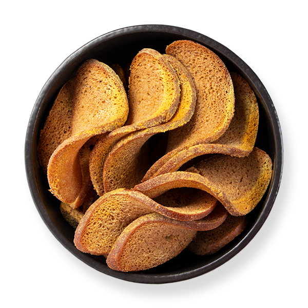 Сухарі житньо-пшеничні «Хвилясті» зі смаком сиру, 75г