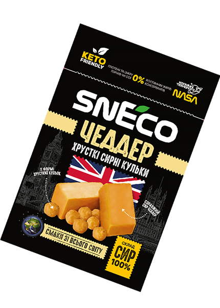 Сыр сушеный snEco чеддер, 28г