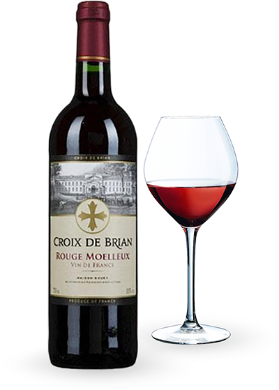 Вино Croix de Brian «Rouge Moelleux» червоне напівсолодке 11.5°