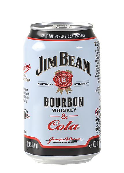 Напиток слабоалкогольный Jim Beam Whiskey-Cola 0.33л
