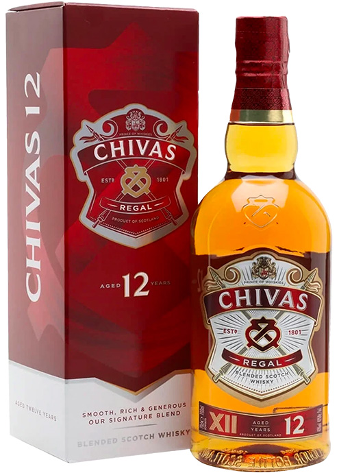 Виски Chivas Regal 12 лет 0.7л в коробке