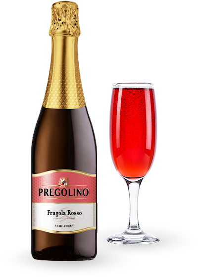 Напиток винный Pregolino «Fragola Rosso»