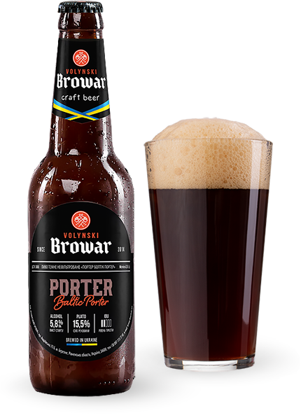 Пиво Volynski Browar Porter 0.35л купити в Hop Hey | Море Пива Пиво Volynski Browar Porter 0.35л