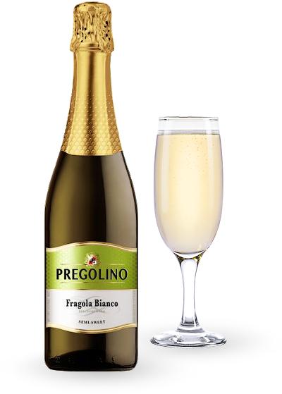 Напій винний Pregolino «Fragola Bianco»