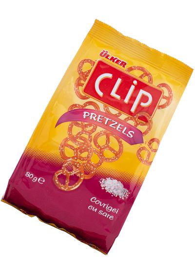 Крекеры-крендели соленые «Clip» Pretzels, 80 г