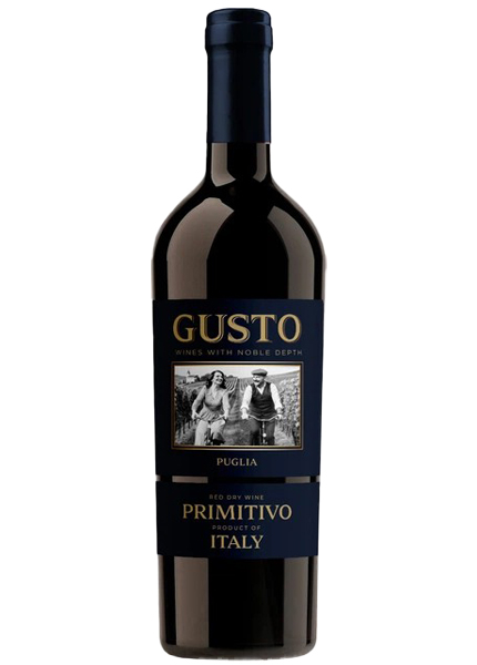 Вино Primitivo Gusto 0.75л