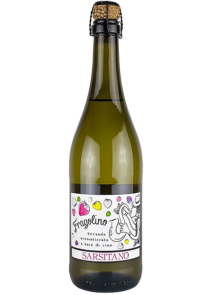 Винный напиток игристый Fragolino Sarsitano Bianco с ароматом клубники 0.75л