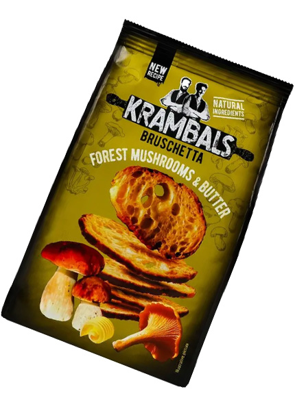 Брускети Krambals Forest Mushrooms&Butter, 70г
